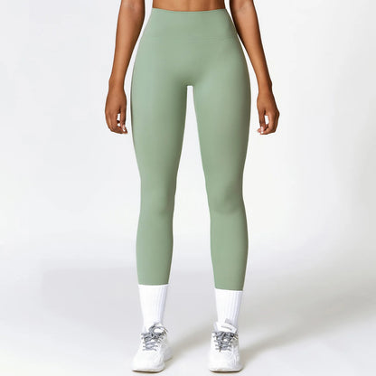 Women's high waist hip lifting quick-drying fitness leggings