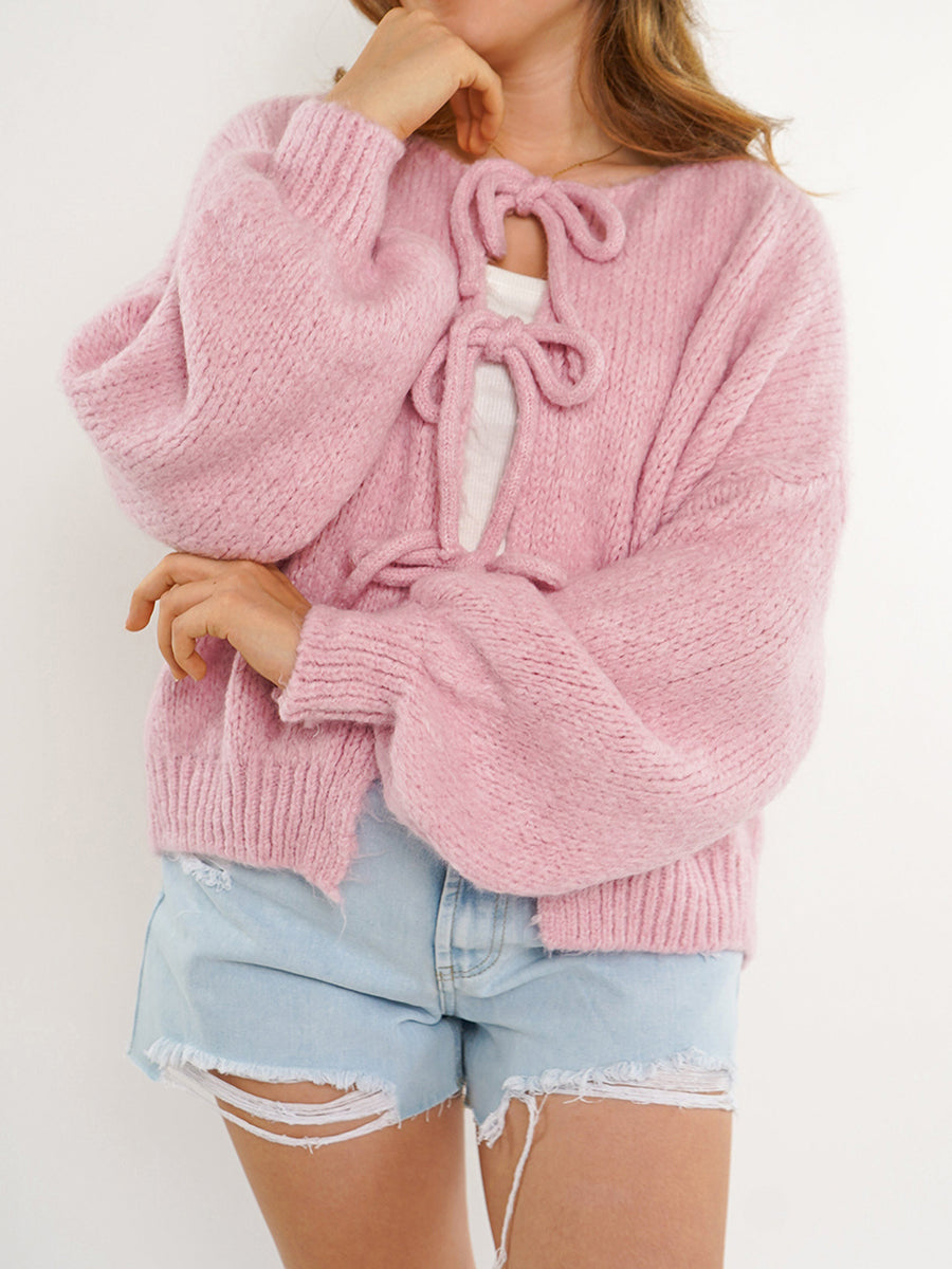 Solid Commuting Crewneck Sweater