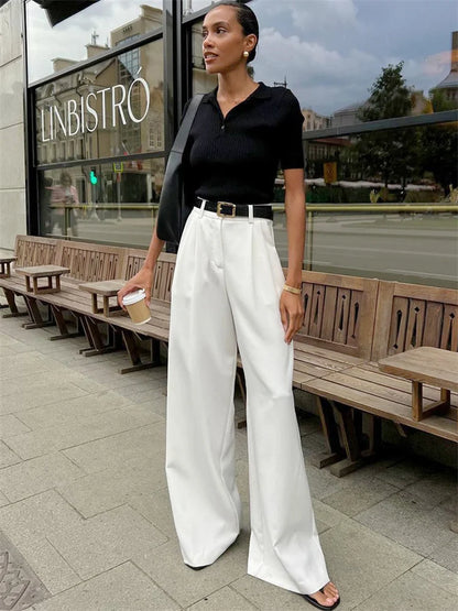 Women's white chino pants