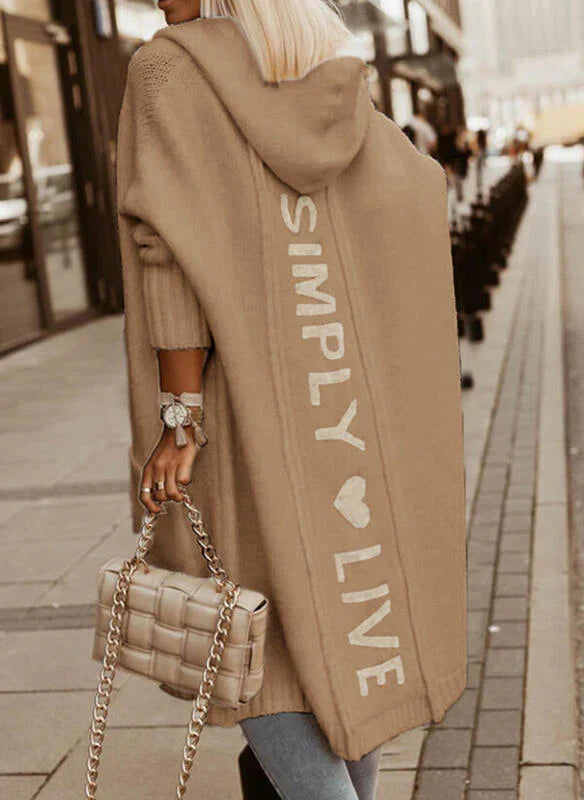 Women's long cardigan