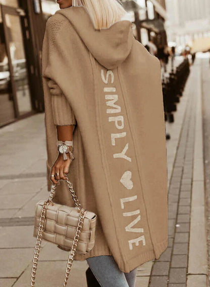 Women's long cardigan