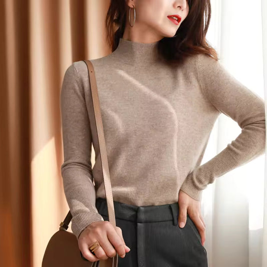 Fine Knit Slim Fit Pullover Sweater 