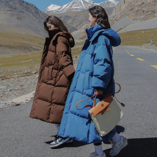 Mid-Length Winter Puffer Jacket