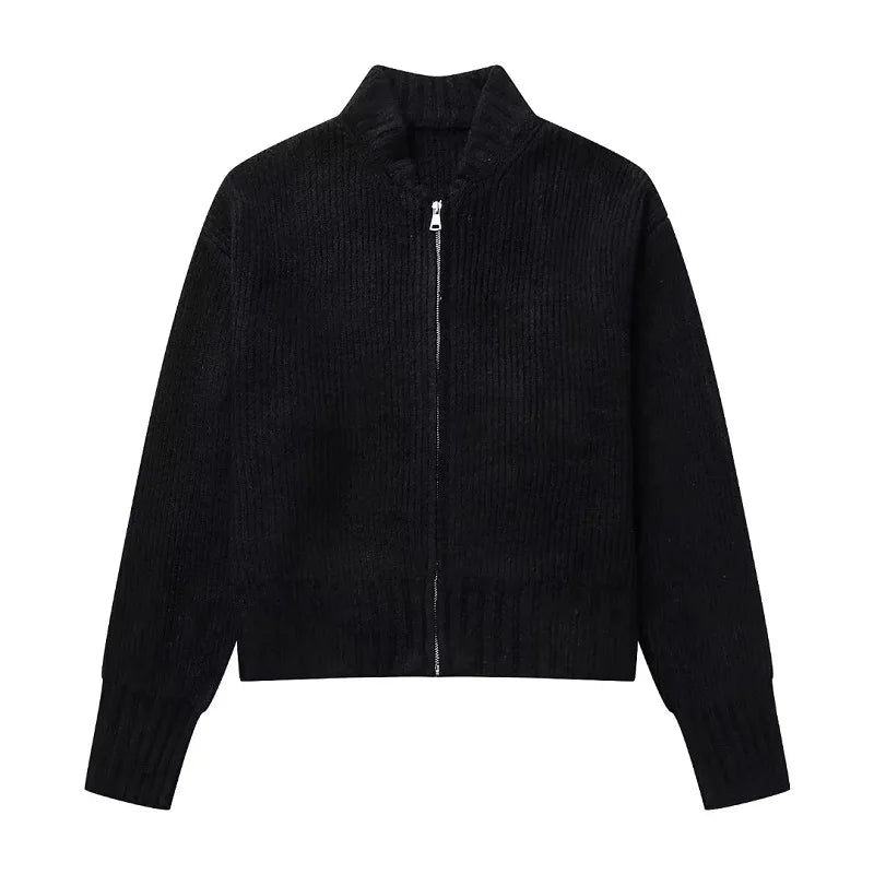 Knitted Fashionable Cardigan Sweater