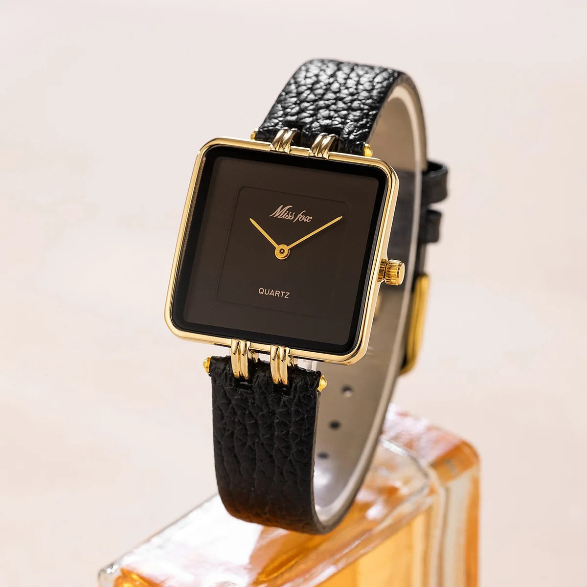 Isla Square Face Wrist Watch | Gold-Tone Hardware Wrist Watch