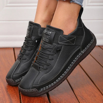 Women’s Mid-Calf Boots – Lace-Up – Water-Resistant – Anti-Slip Sole – Casual Fit