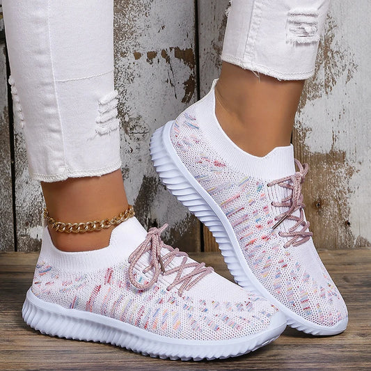 Breathable Lightweight Knit Mesh Sneakers