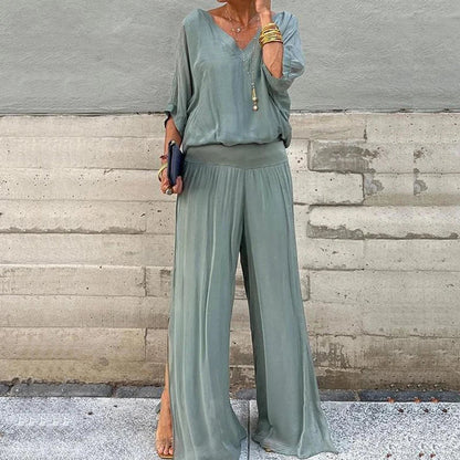 Siva - Stylish two-piece chiffon set