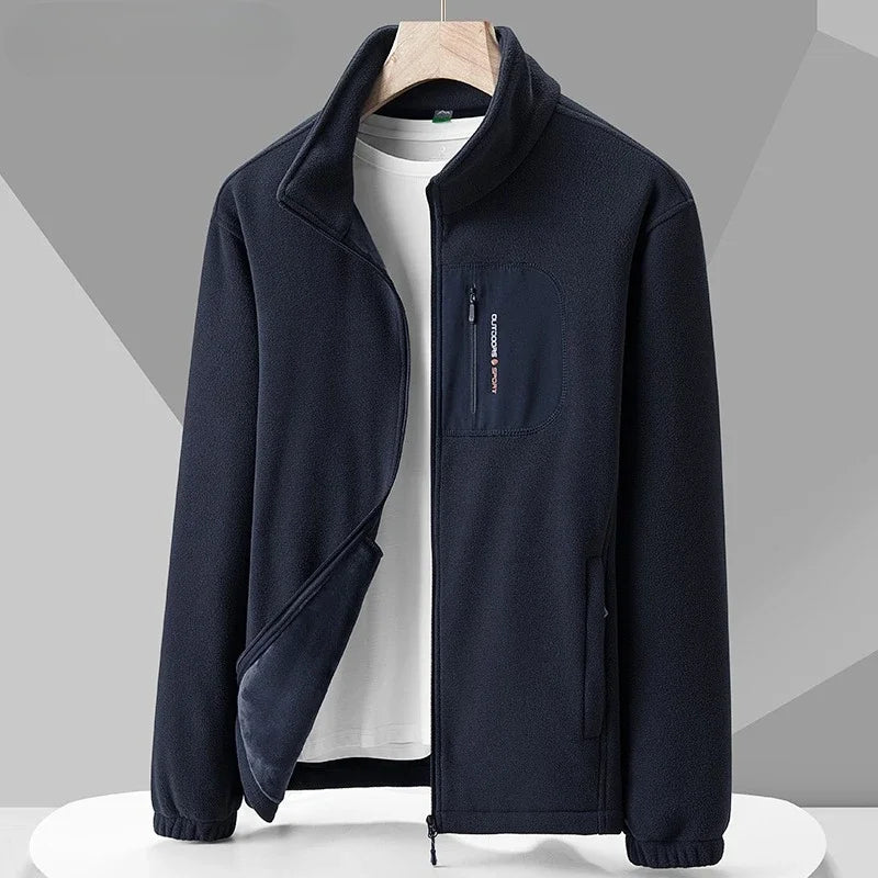 Polar Fleece Zip Front Fleece Jacket 