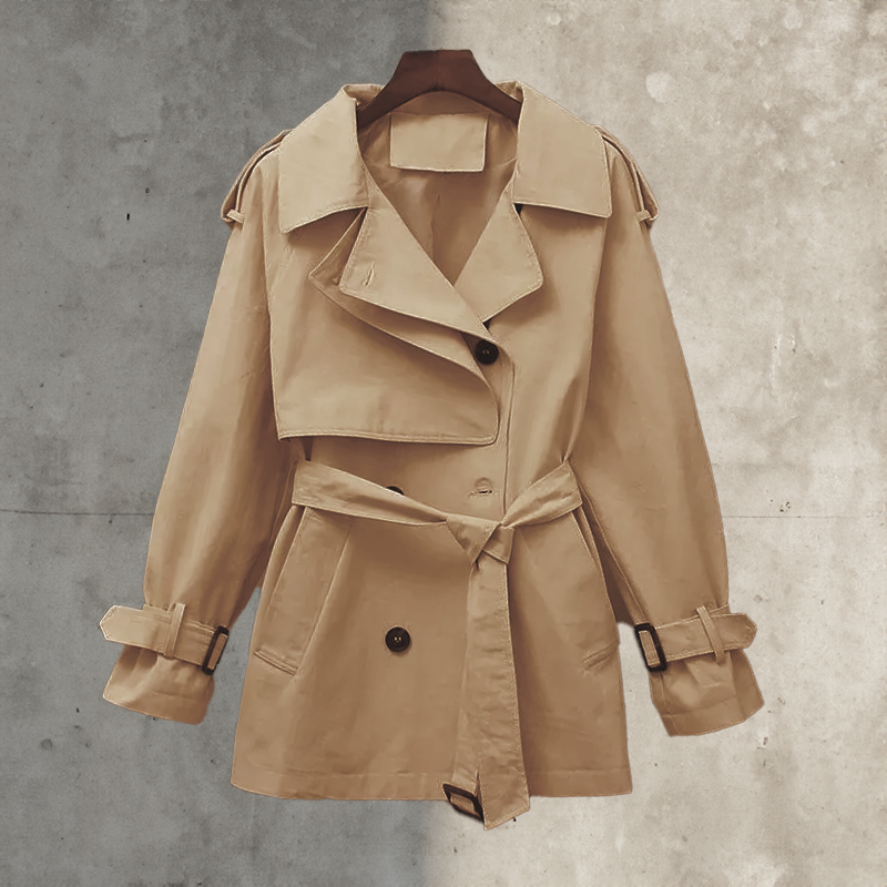 Women's elegance and fashion trench coat