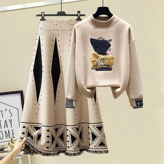 Winter Knit Two-Piece Set