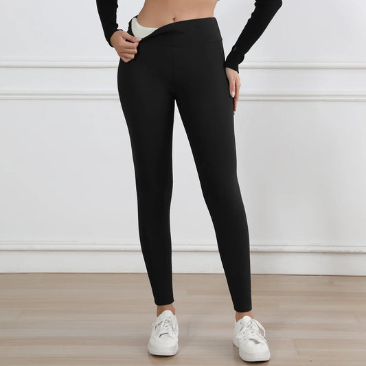 Plush Lined High Waist Leggings 