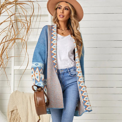 Women's vest with pattern