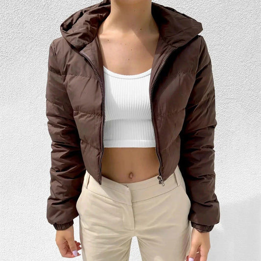 Fleece Double-Faced Lapel Down Jacket