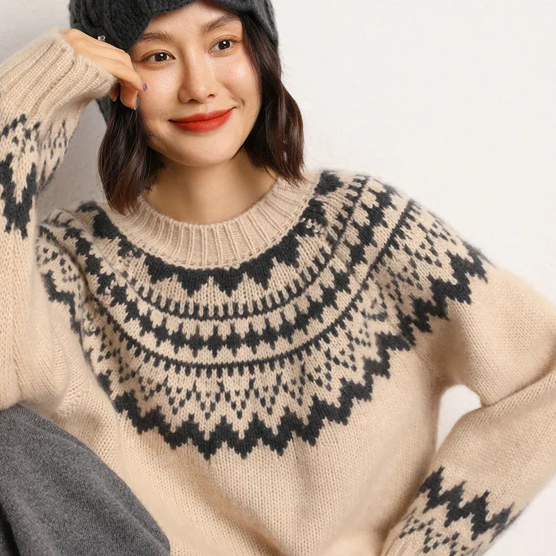 Knitted Round Neck Sweater