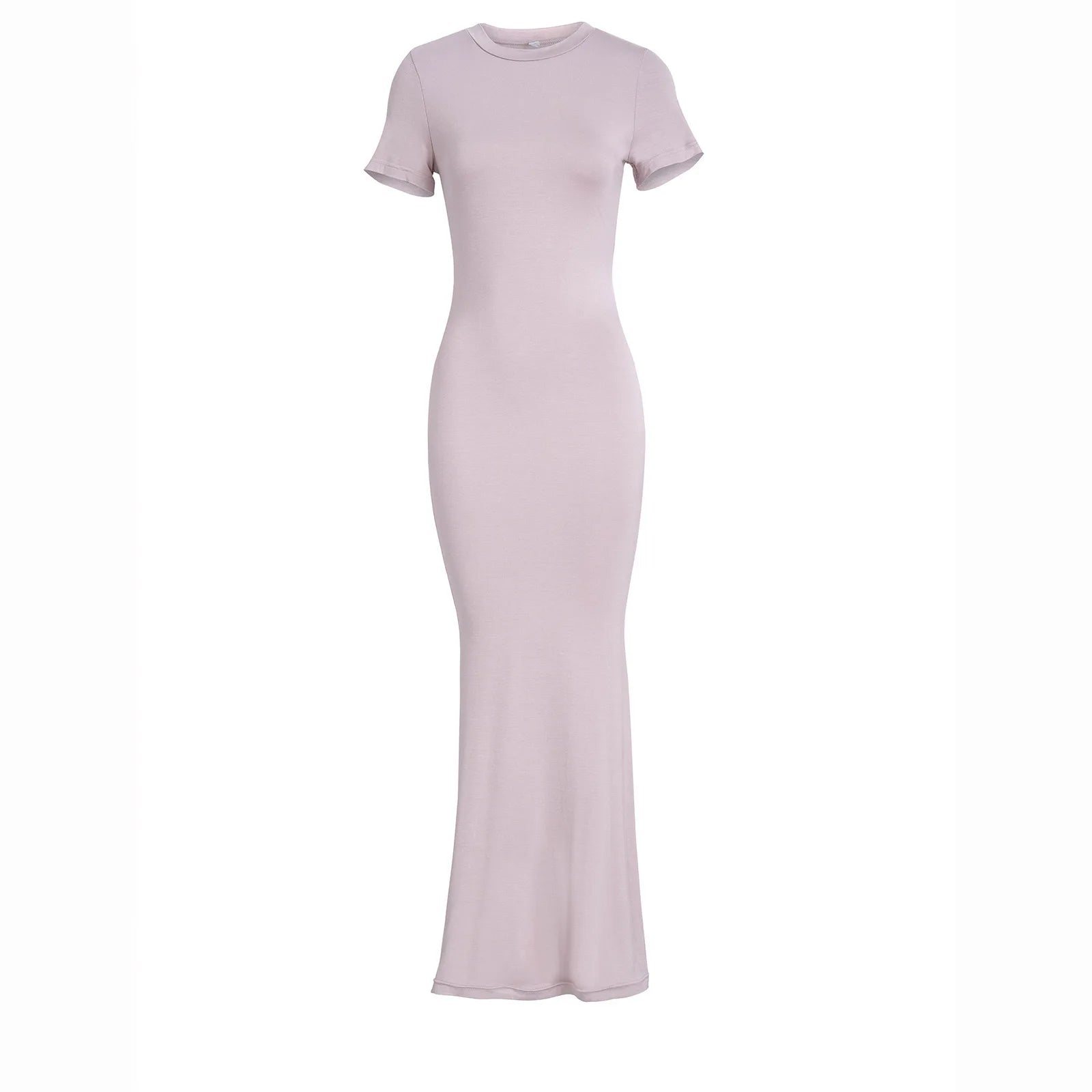 Slim Fit Stretch Cotton Maxi Dress