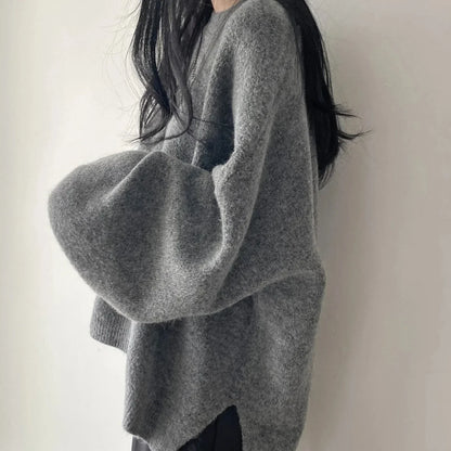 Women's knitted casual oversized sweater