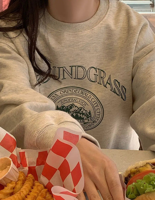 Vintage Printed Sweater