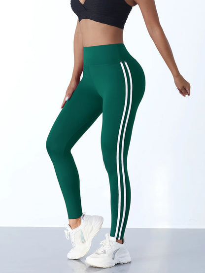 Women's high waist abdomen hip lifting leggings