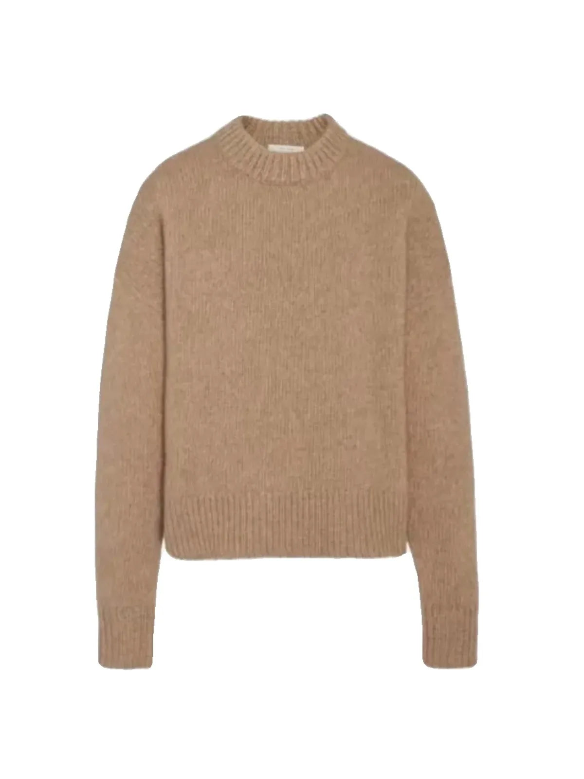 Women's loose fit round neck pullover sweater