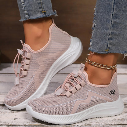 Women's lightweight platform walking shoes