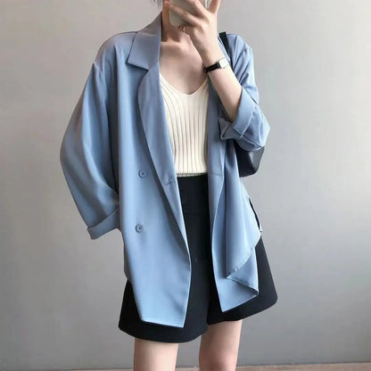 Women's lapel blazer - spring to autumn
