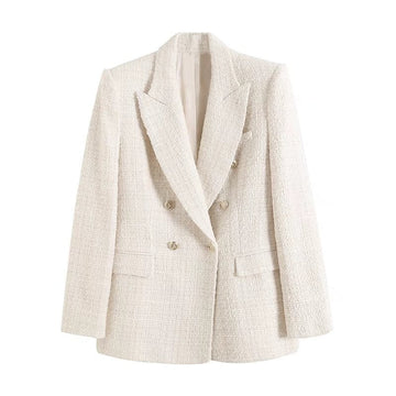 Medium-length suit jacket for women