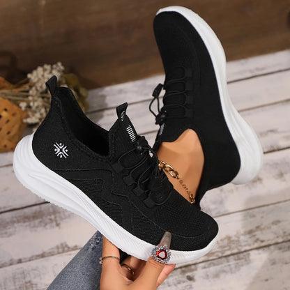 Women's lightweight platform walking shoes