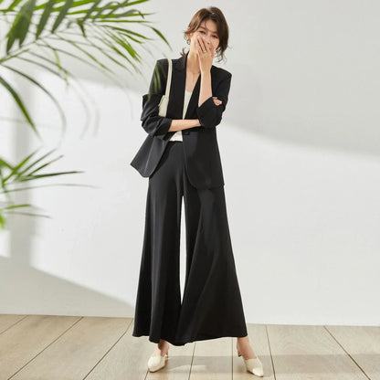 Women's autumn slim-fit lapel blazer