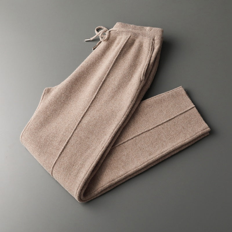 Amelia Relaxed Fit Lounge Pants | Drawstring Waist Side Pockets Lounge Pants