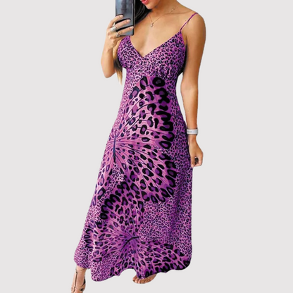 Sleeveless V-Neck Dress for Women
