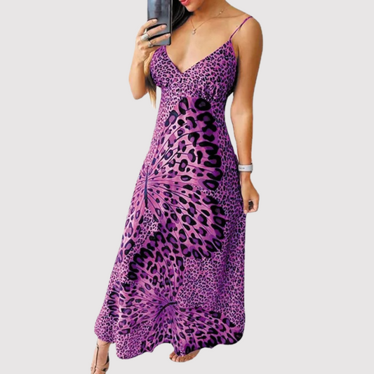 Sleeveless V-Neck Dress