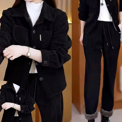 Women's winter vintage suit jacket & pants