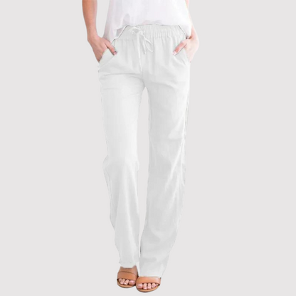 Women's casual drawstring trousers