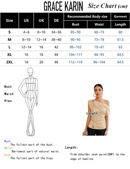 Women's one-shoulder top