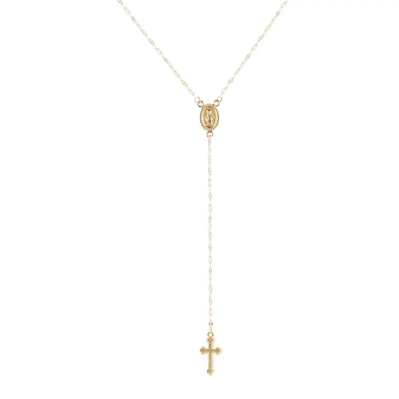 Herra - our lady of the cross pendant necklace