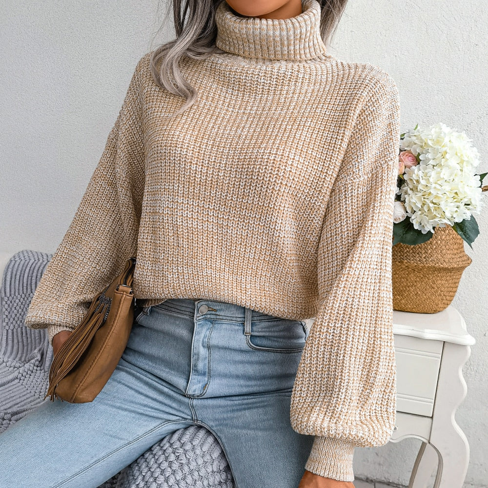 Kim - Casual knitted turtleneck