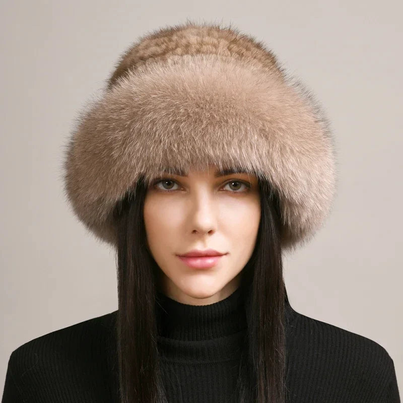 Isla Voluminous Fluffy Fur Hat | Ear Flaps Fur Hat