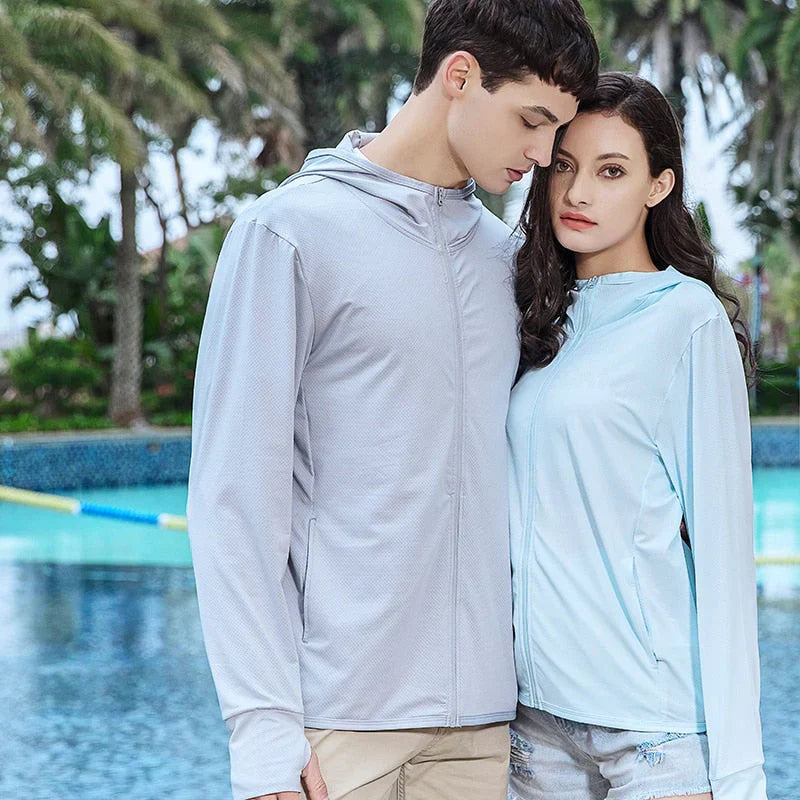 Women's ice silk lightweight anti-uv jacket