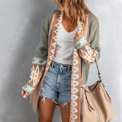 Women's vest with pattern