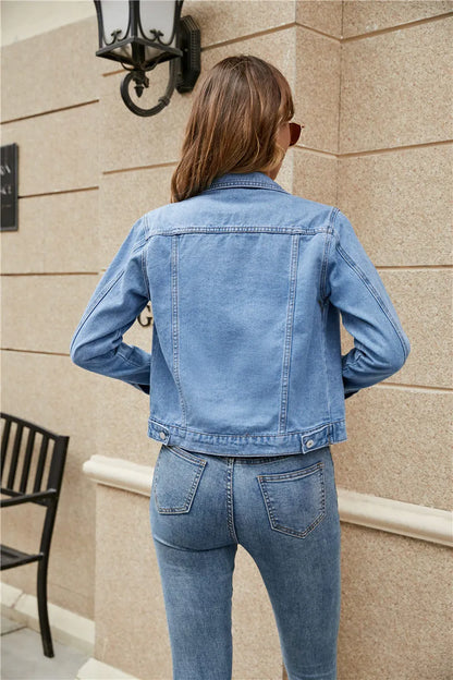 Women's slim fit denim jacket