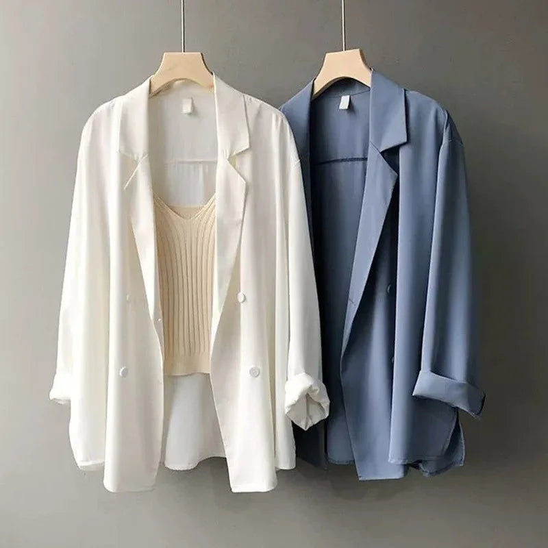 Women's lapel blazer - spring to autumn