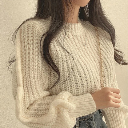 Women's cropped sweater
