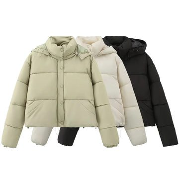 Diana - casual short hooded jacket