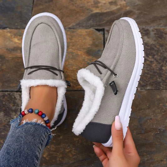 Thick Velvet Winter Shoes