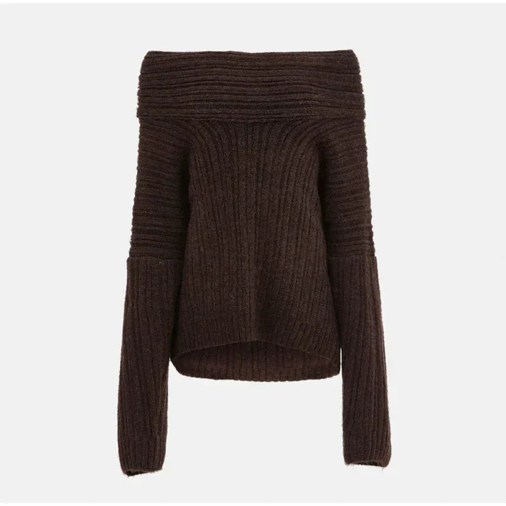 Off-Shoulder Cozy Sweater