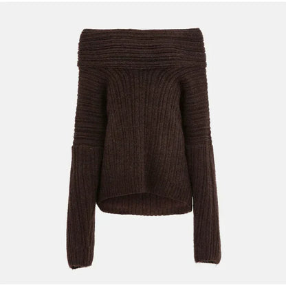 Women's off-shoulder sweater
