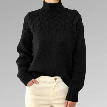 Women's elegant knitted sweater