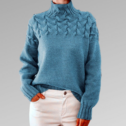 Women's elegant knitted sweater