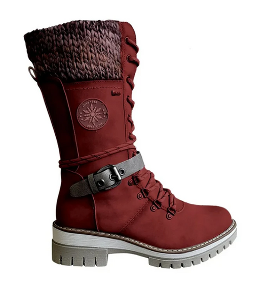 Lace-Up Front Winter Martin Boots